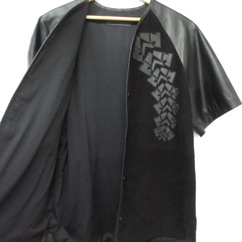 アレキサンダーワン×H&M レザー ベースボールシャツ