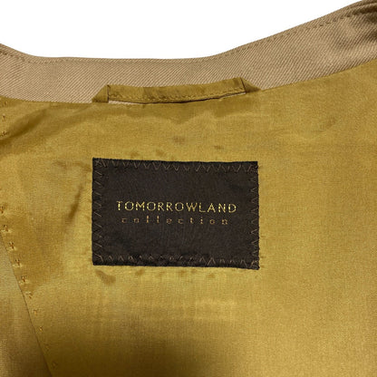 トゥモローランドコレクション スーパーファインサキソニー ノーカラージャケット