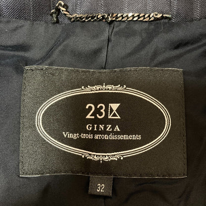 23区ノーカラーセットアップスーツ