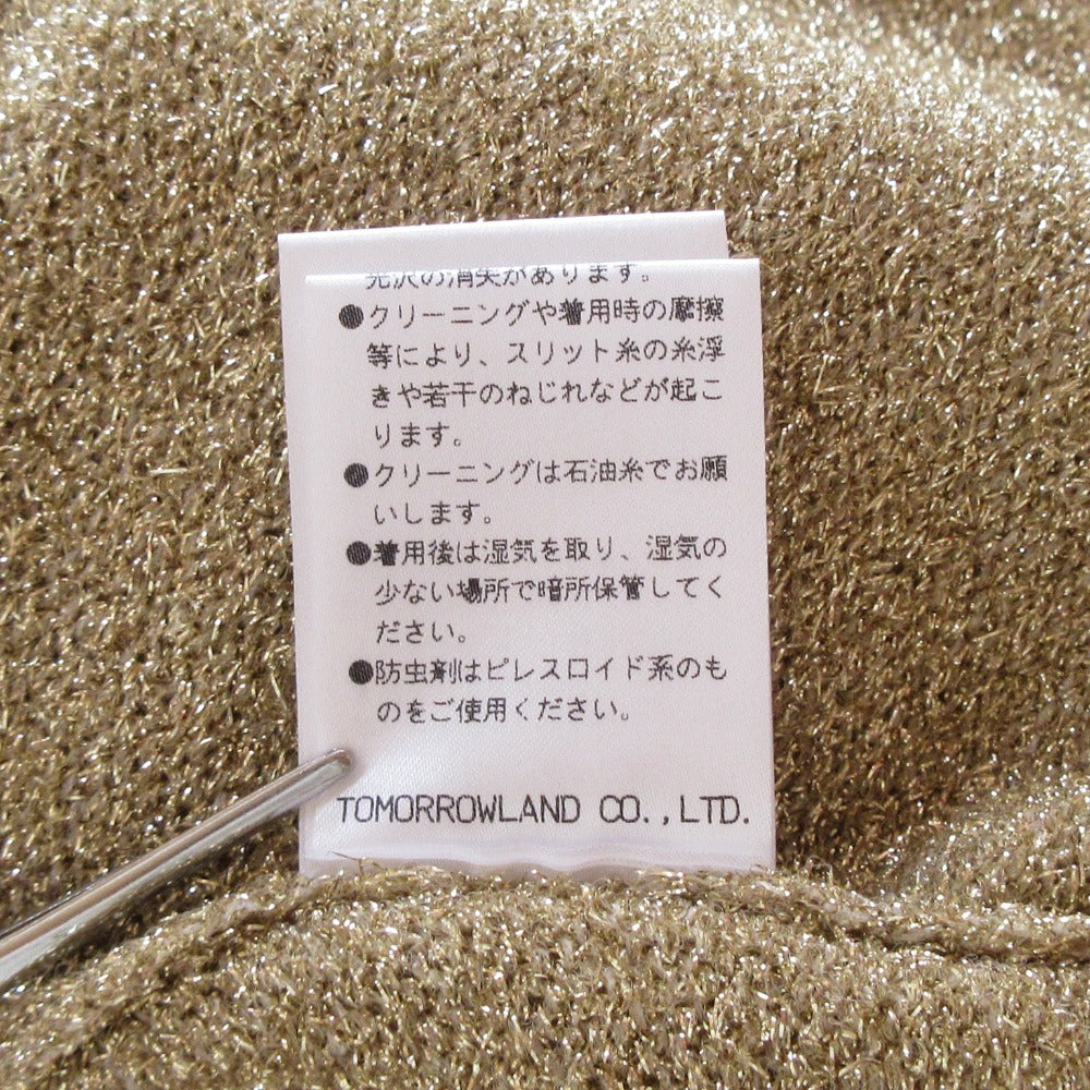ボールジー シャイニーメタルカーディガン