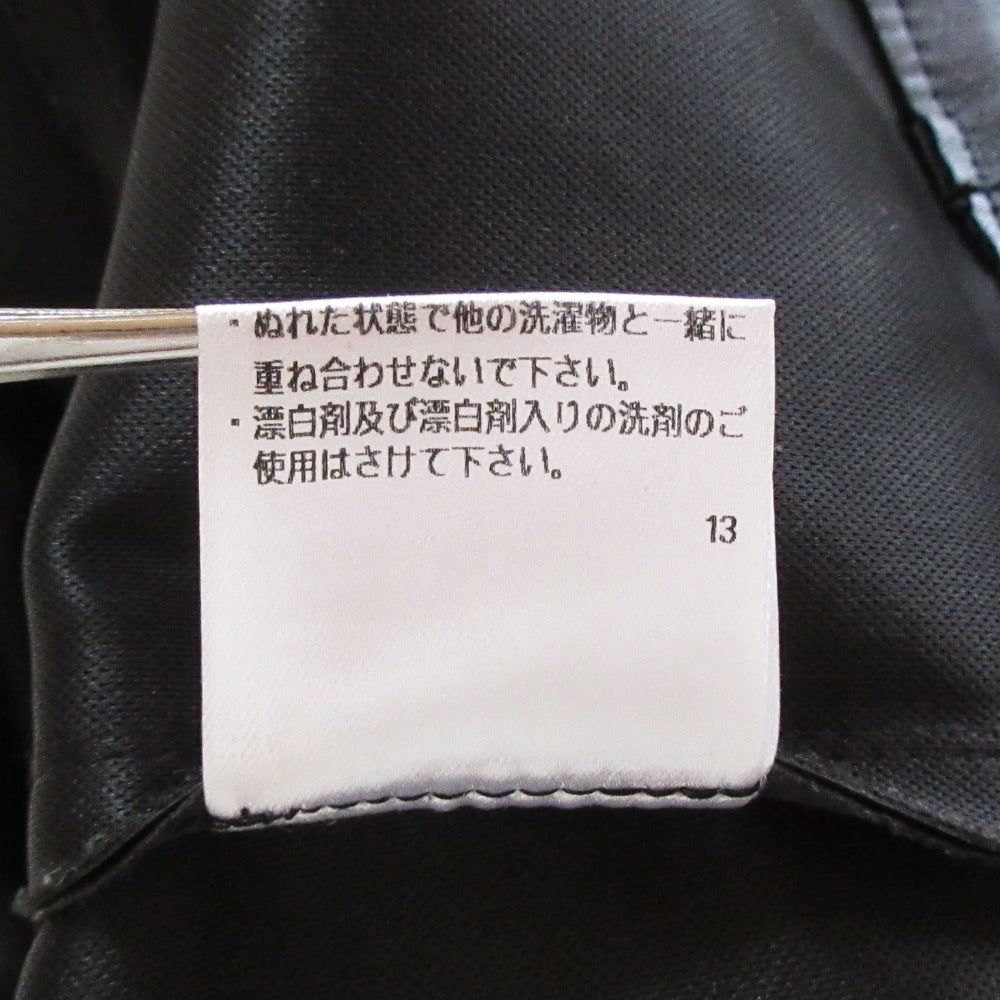 ソブ ダブルスタンダードクロージング フェイクレザー ノーカラージャケット