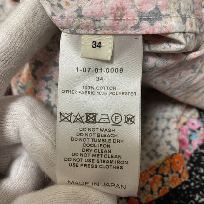 シクラス フラワープリントロングシャツワンピース