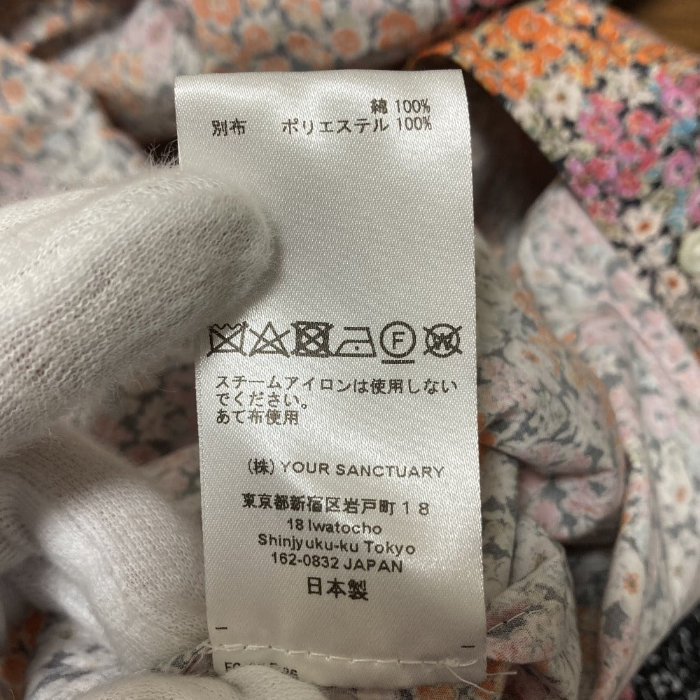 シクラス フラワープリントロングシャツワンピース