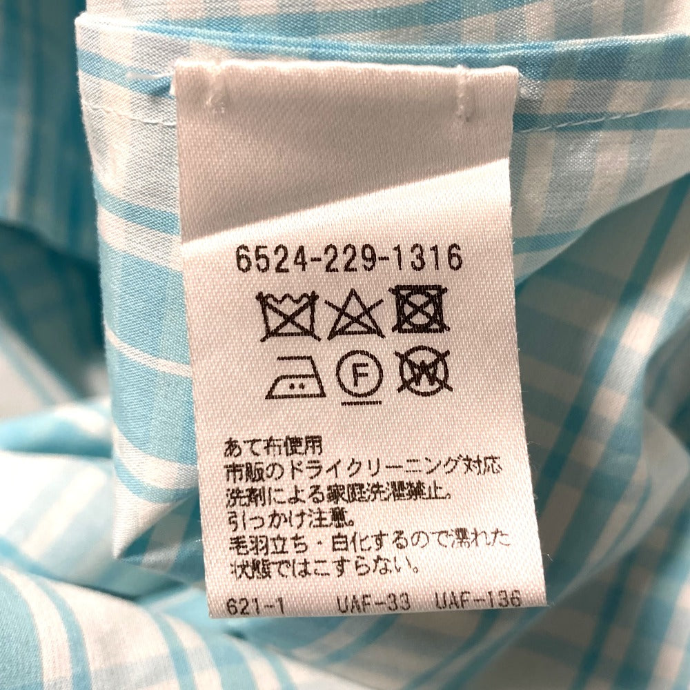 ドゥロワー コットンシルクチェックロングスカート