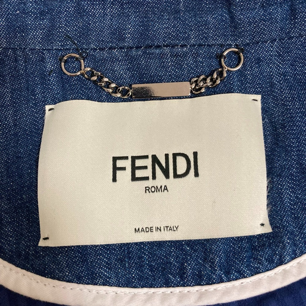 フェンディ シャーリングデニムジャケット
