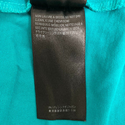 バレンシアガ ロゴプリント デストロイ加工Tシャツ