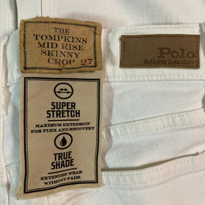 ポロラルフローレン TOMPKINS MID RISE SKINNY CROP デニムパンツ