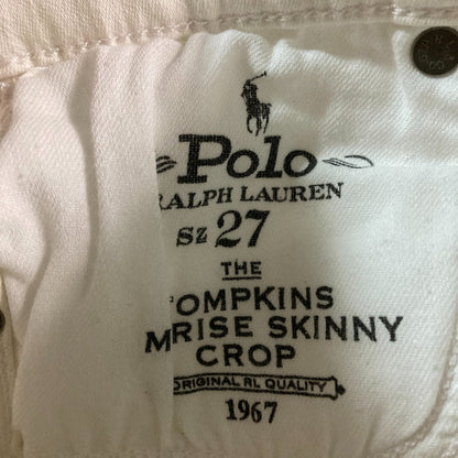 ポロラルフローレン TOMPKINS MID RISE SKINNY CROP デニムパンツ
