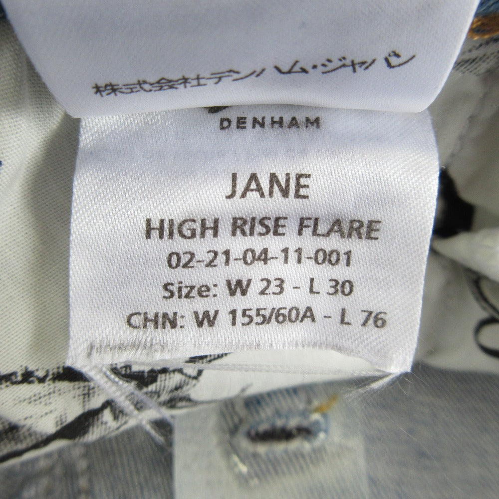 デンハム JANE HIGH RISE FLARE FIT デニムパンツ