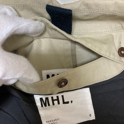 マーガレットハウエル PROOFED COTTON NYLON TWILLステンカラーコート