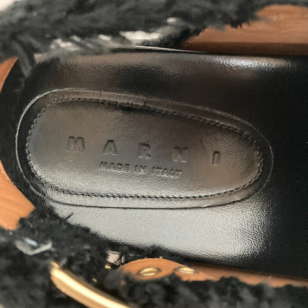 マルニ フスベット エコファー クロスサンダル