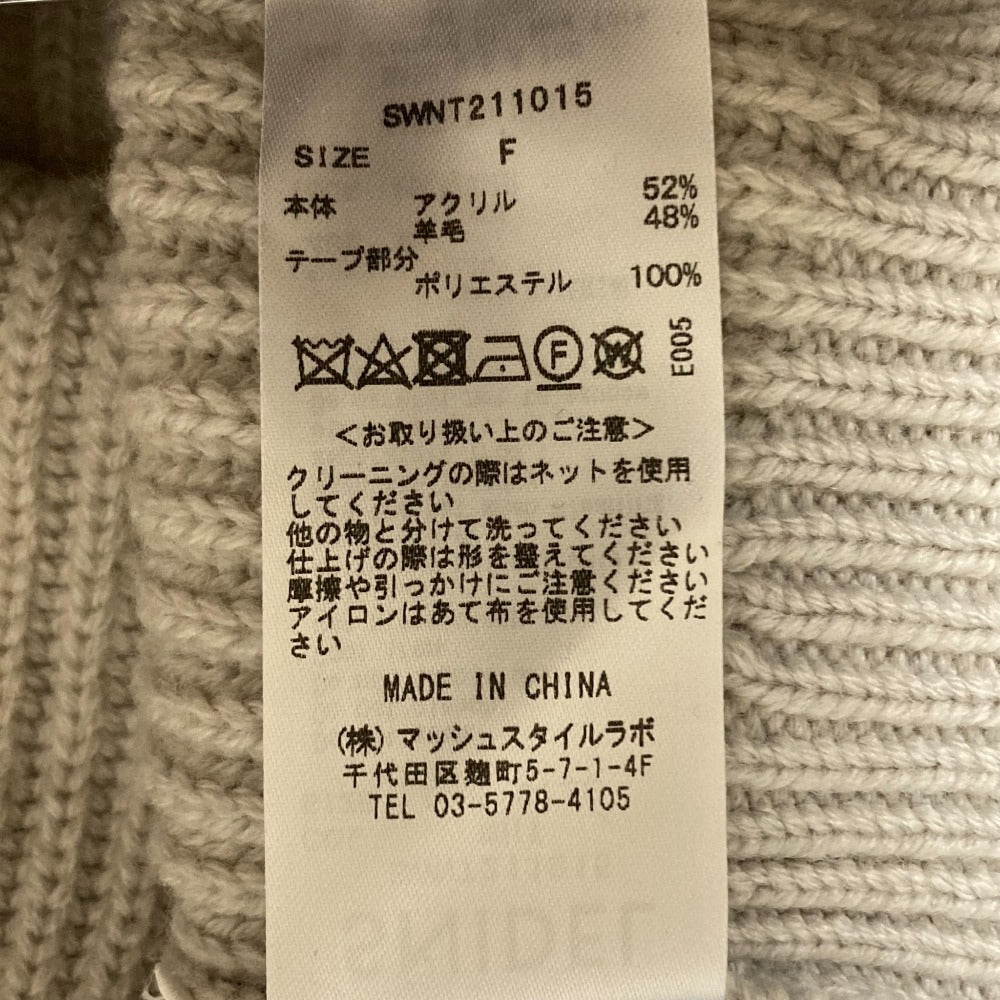 スナイデル リボンディテールカーディガン ニットカーディガン