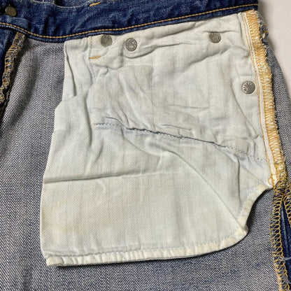 レッドカードデニムテーパードデニムパンツ