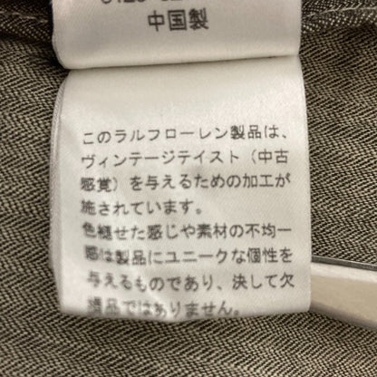 ラルフローレン リペアエイジング加工ダブルブレストロングトレンチコート