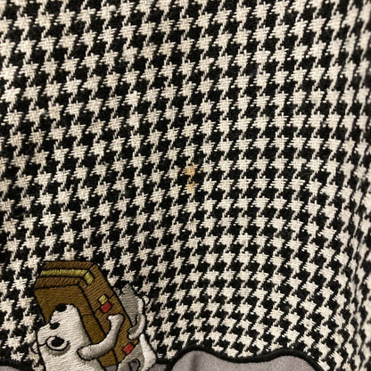 オレボレブラ 刺繍千鳥格子シャツ