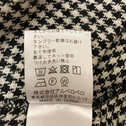 オレボレブラ 刺繍千鳥格子シャツ