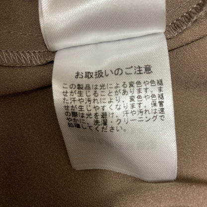 フレイアイディー サテンフレアポロワンピース