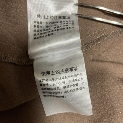 フレイアイディー サテンフレアポロワンピース