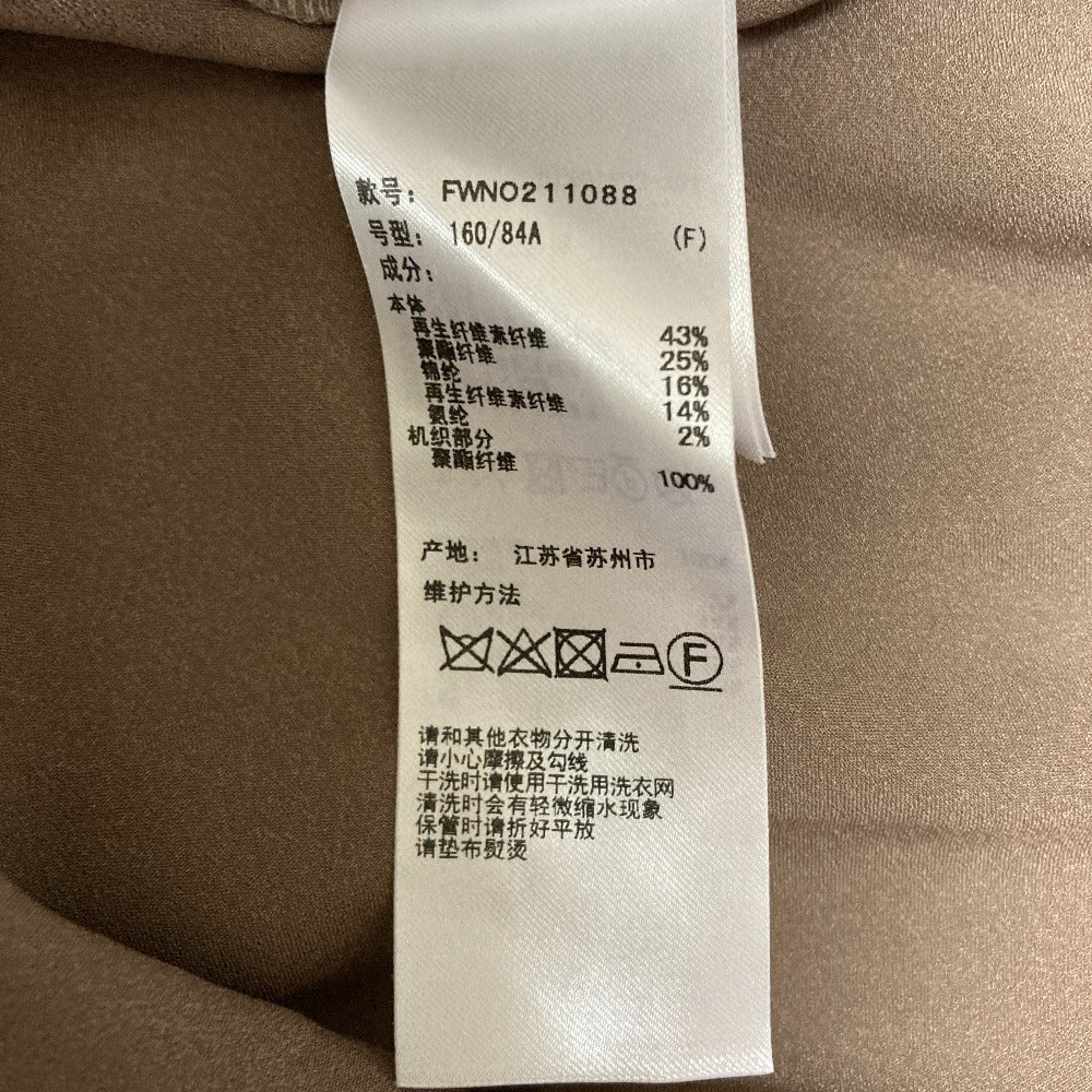 フレイアイディー サテンフレアポロワンピース