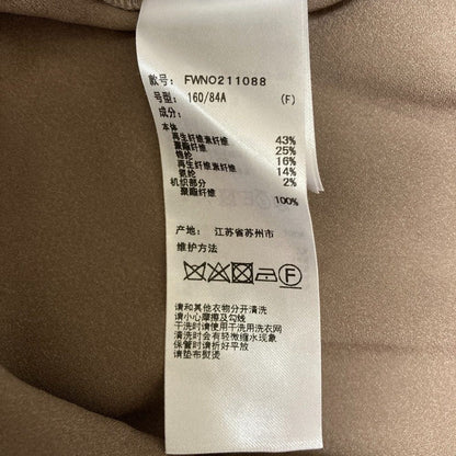 フレイアイディー サテンフレアポロワンピース