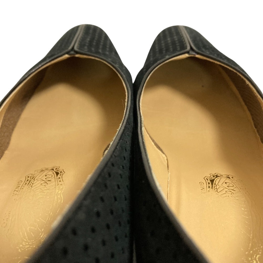 銀座ヨシノヤ スエードパンプス