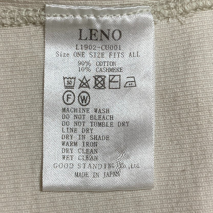 リノ L1902-CU001 カシミヤブレンドリブニットワンピース