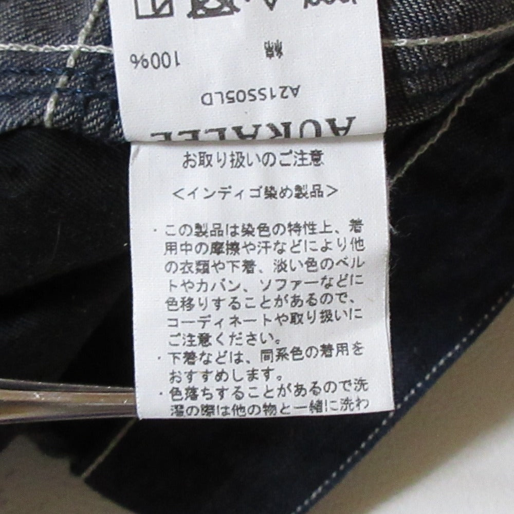 オーラリー HARD TWIST LIGHT DENIM スカート
