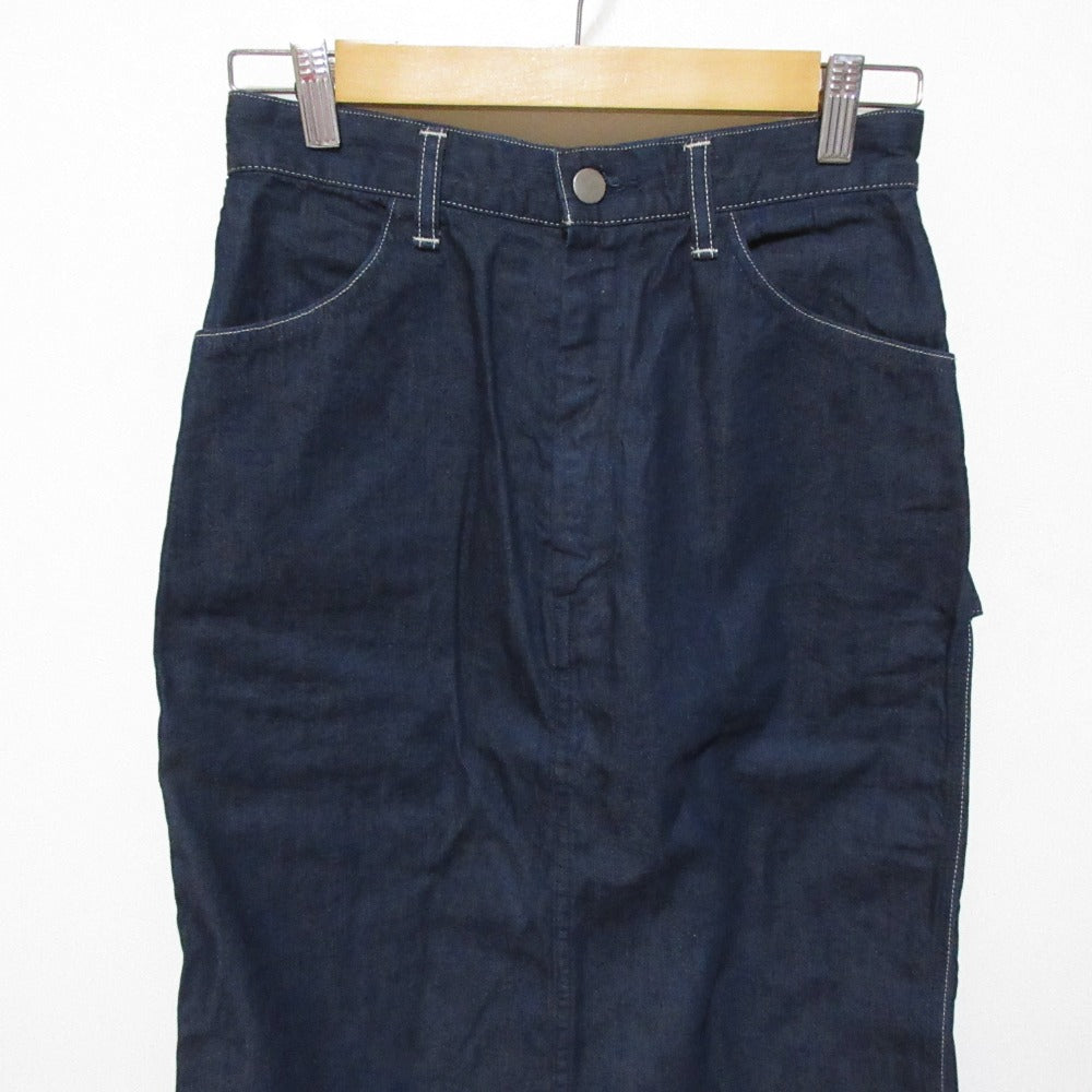オーラリー HARD TWIST LIGHT DENIM スカート