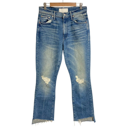 マザー INSIDER CROP STEP FRAY デニムパンツ