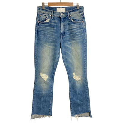 マザー INSIDER CROP STEP FRAY デニムパンツ