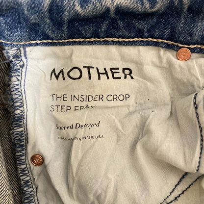 マザー INSIDER CROP STEP FRAY デニムパンツ
