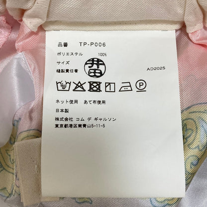 タオコムデギャルソン エステルスカーフ柄プリントMIXパンツ