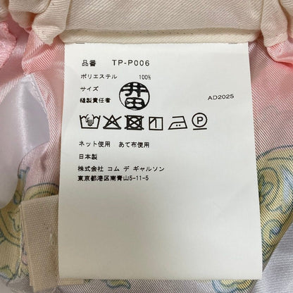 タオコムデギャルソン エステルスカーフ柄プリントMIXパンツ