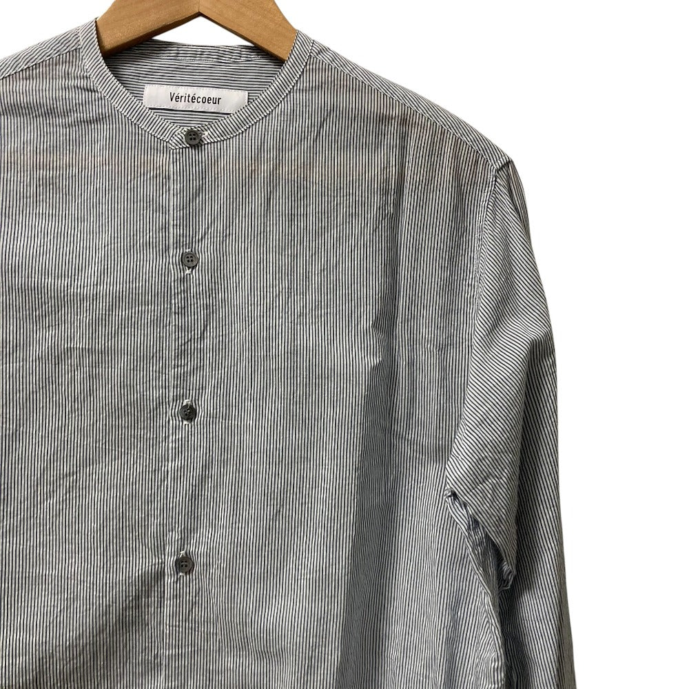 ヴェリテクール STAND COLLAR BASIC SHIRT シャツ