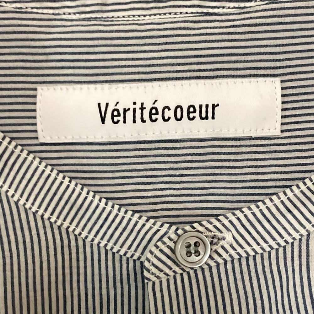 ヴェリテクール STAND COLLAR BASIC SHIRT シャツ