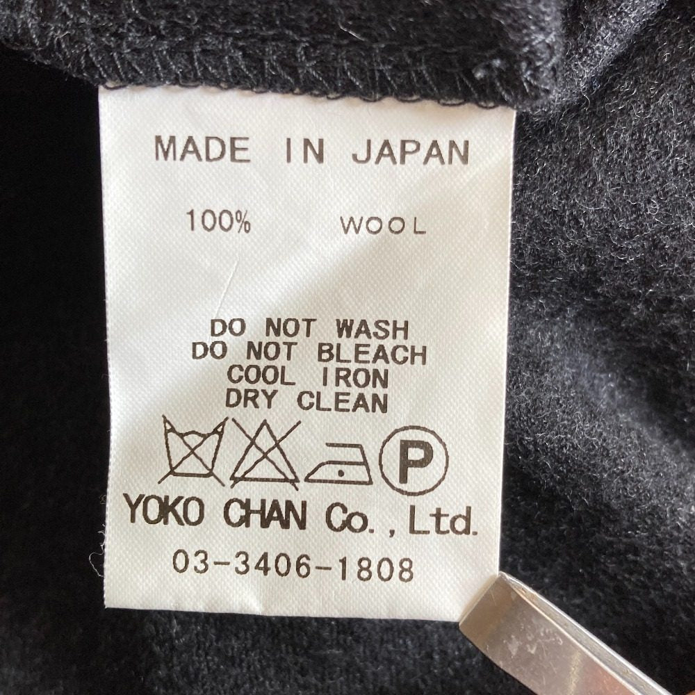 ヨーコチャン フレンチスリーブキーネック ウールカットソー