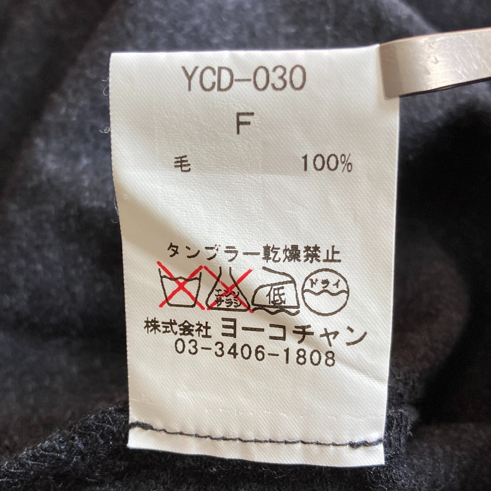 ヨーコチャン フレンチスリーブキーネック ウールカットソー