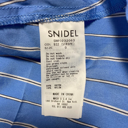 スナイデル フィッシュテールストライプ ワンピース