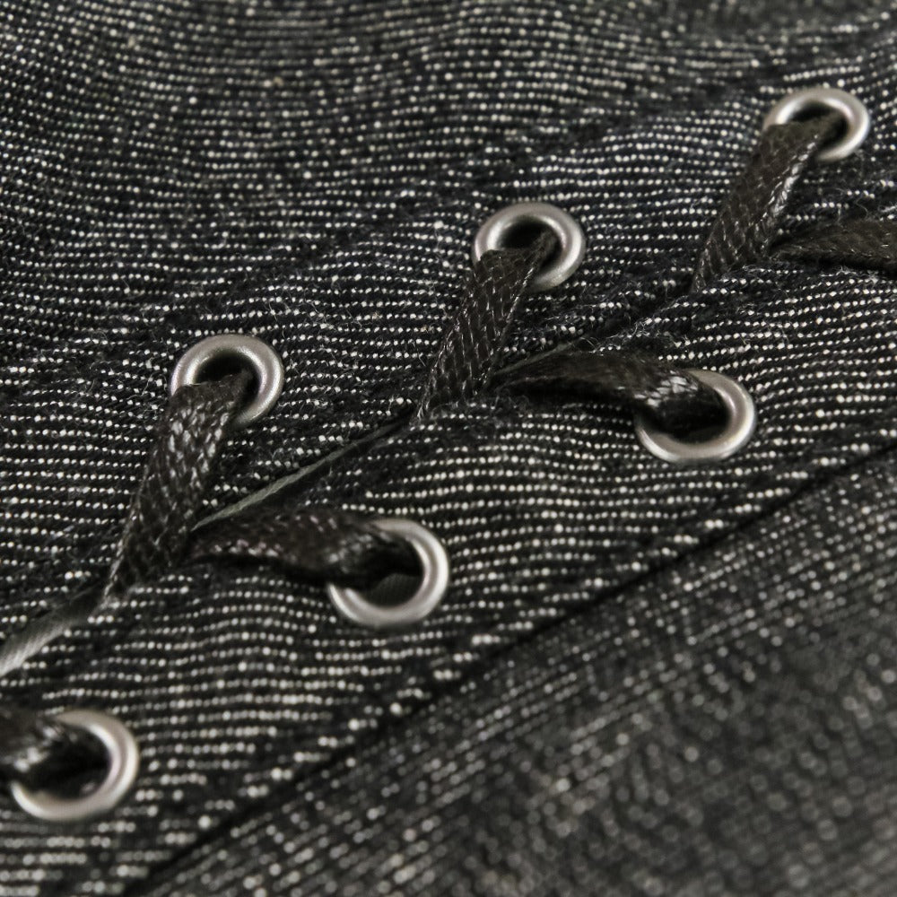 フェティコ LACE UP DENIM BUSTIER デニムビスチェキャミソール
