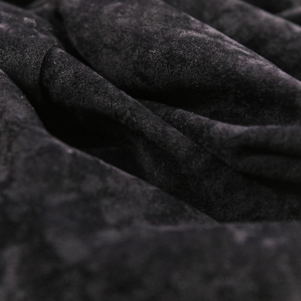 フェティコ VELOUR SHEER CUT HEM DRESS ベロアワンピース