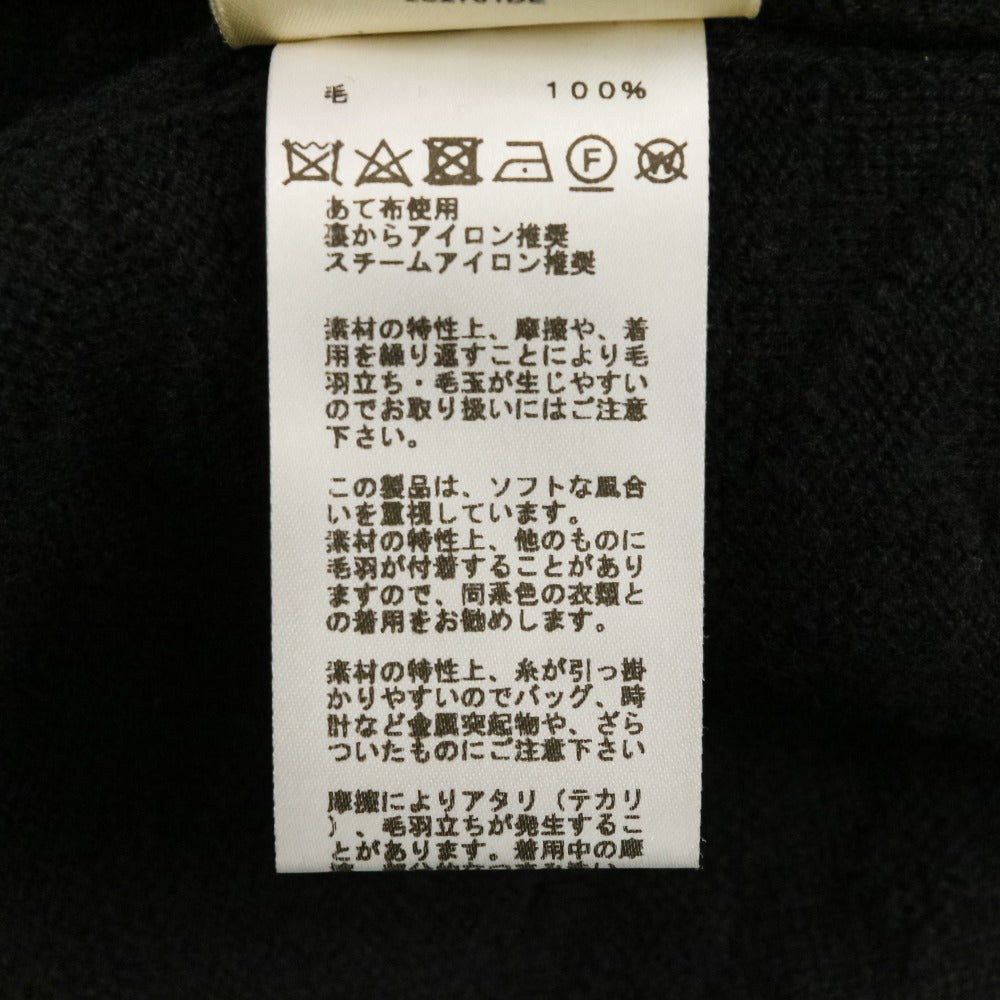 エルメス サイズ34 ウールニットカーディガン