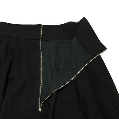 クラネ W FACE FRONT ZIP FLARE SKIRT ロングスカート