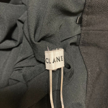 クラネ W FACE FRONT ZIP FLARE SKIRT ロングスカート