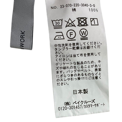 フレームワーク コットン長袖Tシャツ
