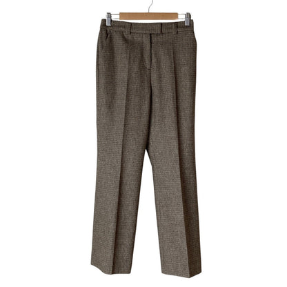 ドゥーズィエムクラス Slim Flare ハウンドトゥースチェックスラックス