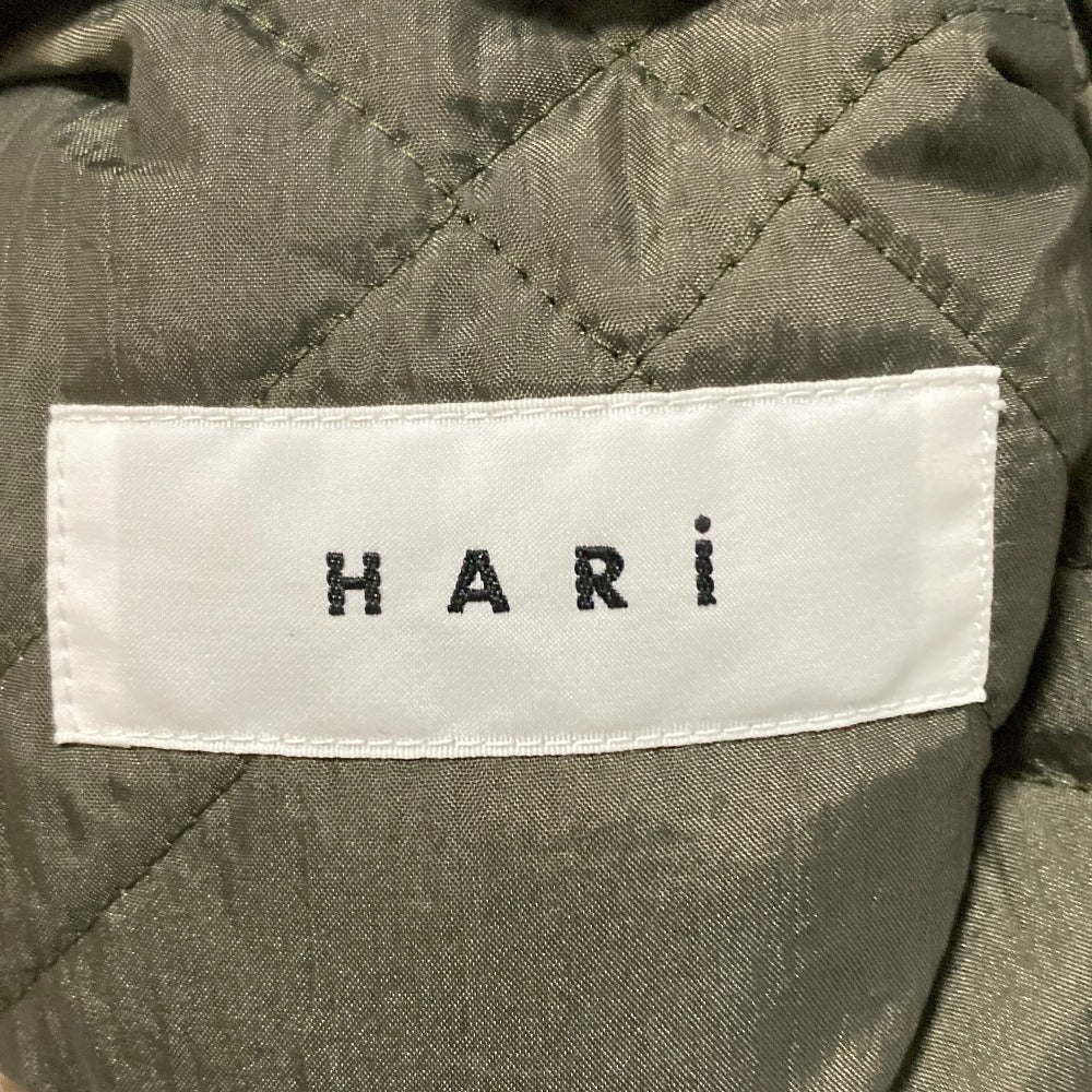 HARI リバーシブルボアナイロンキルティングベスト