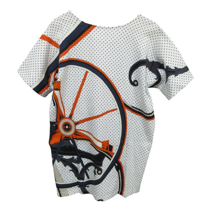 エルメス WASHINGTON’S CARRIAGE ジャージーショートスリーブTシャツ38