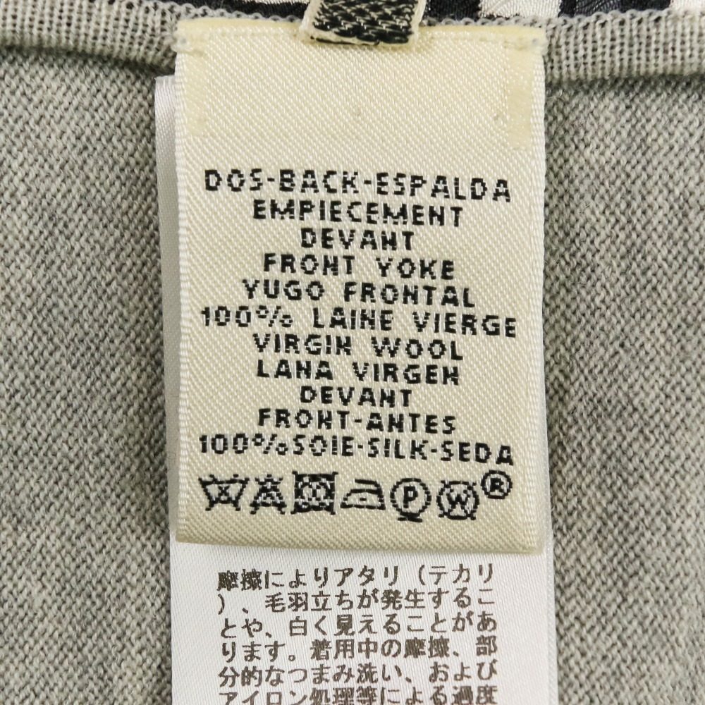 エルメス コマンドパルティキュリエ Colliers et chiens ツイルレーヌノースリーブワンピース38