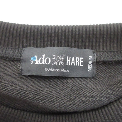ハレ Ado HAREコラボ ローズ刺繍コットンスウェットトレーナー