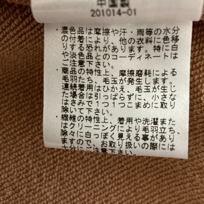 セオリーリュクス SOFT COTTON PILEノーカラーコート コットン ロングコート